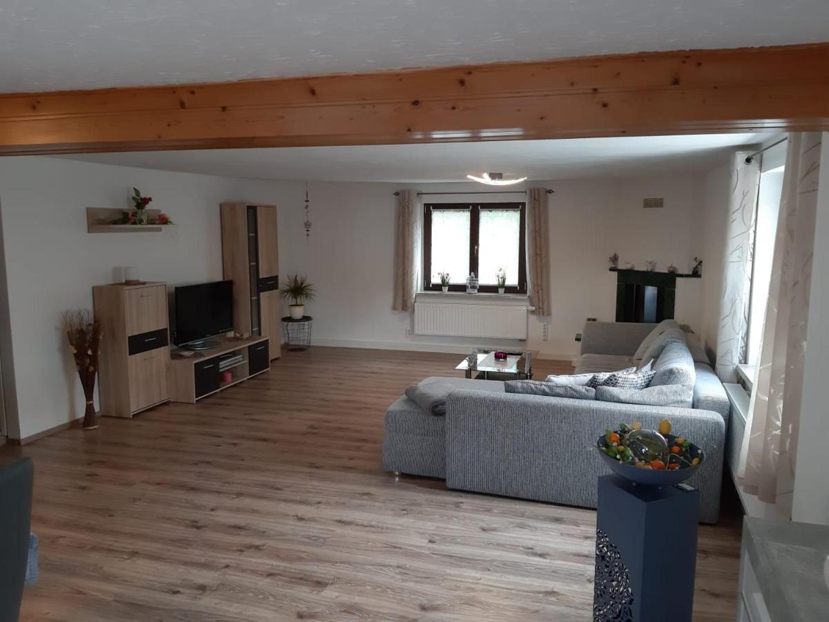 Familienfreundliche Ferienwohnung Zschorlau Экстерьер фото