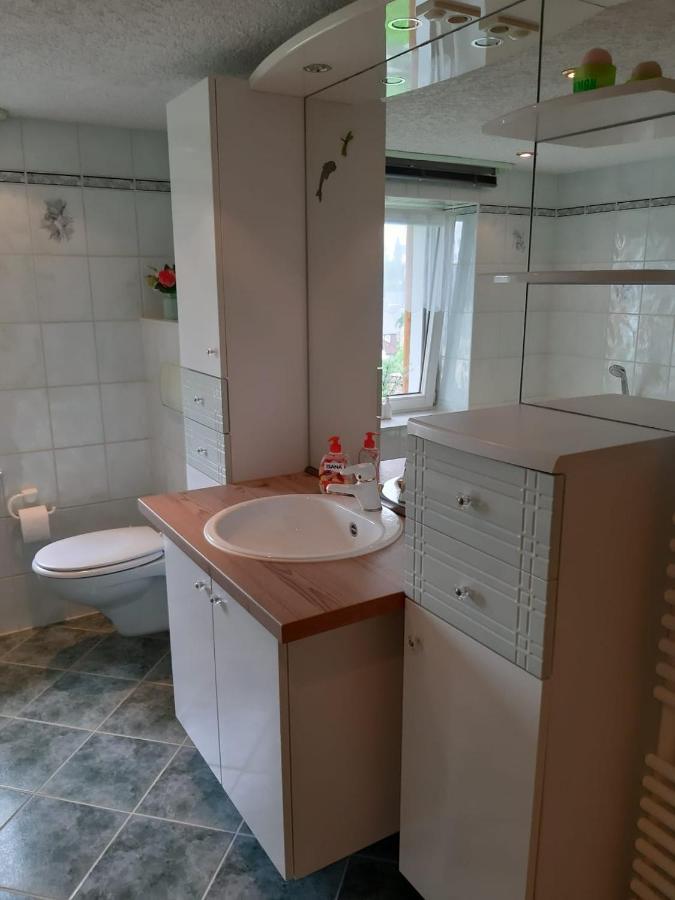 Familienfreundliche Ferienwohnung Zschorlau Экстерьер фото